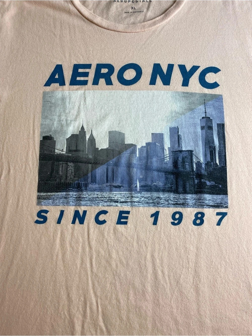 Aeropostale Since 1987 Graphic Tee Graphic Tee Pink XL